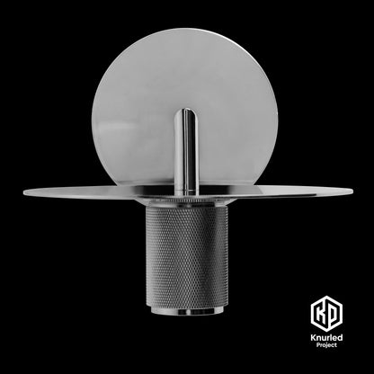 Chrome Disc Wall Light + Cone Shade product shot