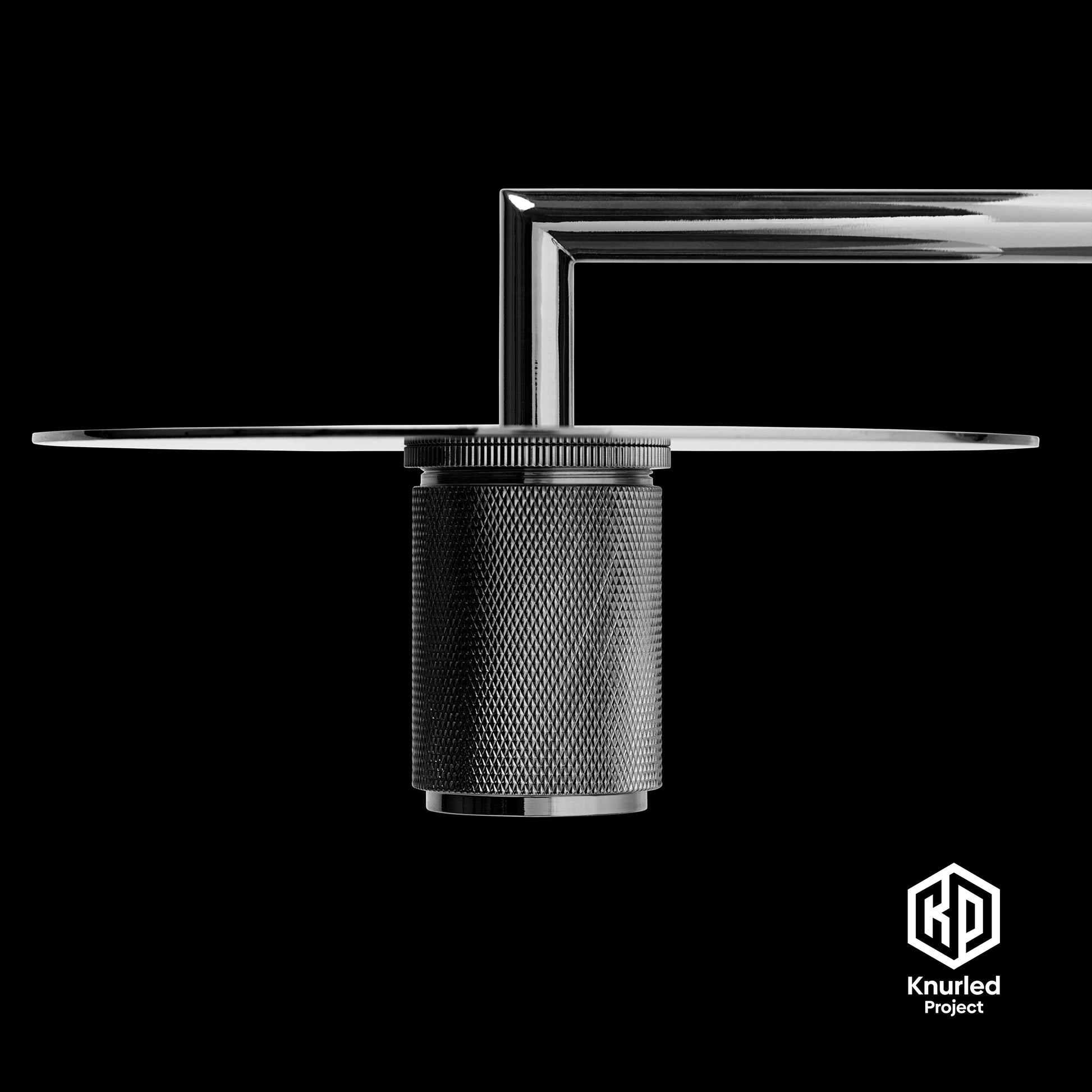 Chrome Disc Wall Light + Globe Shade product shot