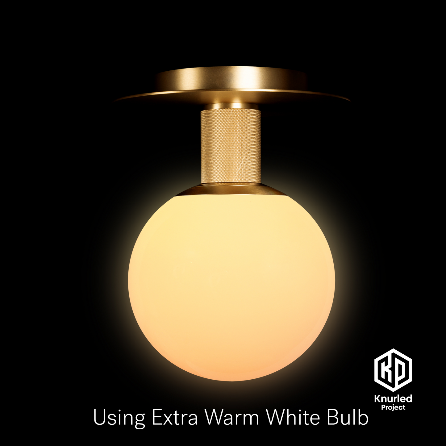 brass ceiling light 150mm opal shade product photo 5