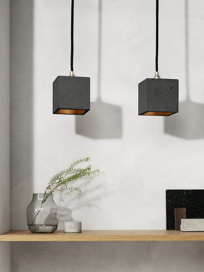 [B6] Dark Pendant Light Cubic Small still 7