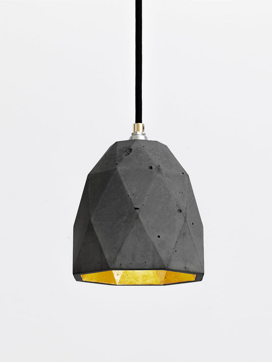 [T1] Dark Grey Pendant Light Triangle still 1