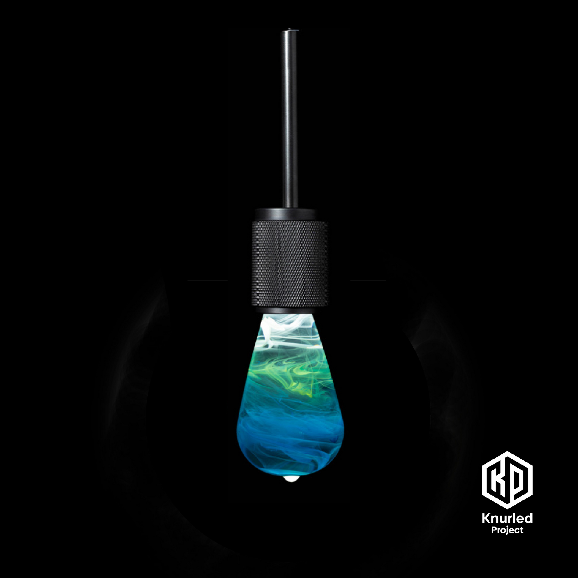 matte black 3 drop ripple mood bulbs product photo 3