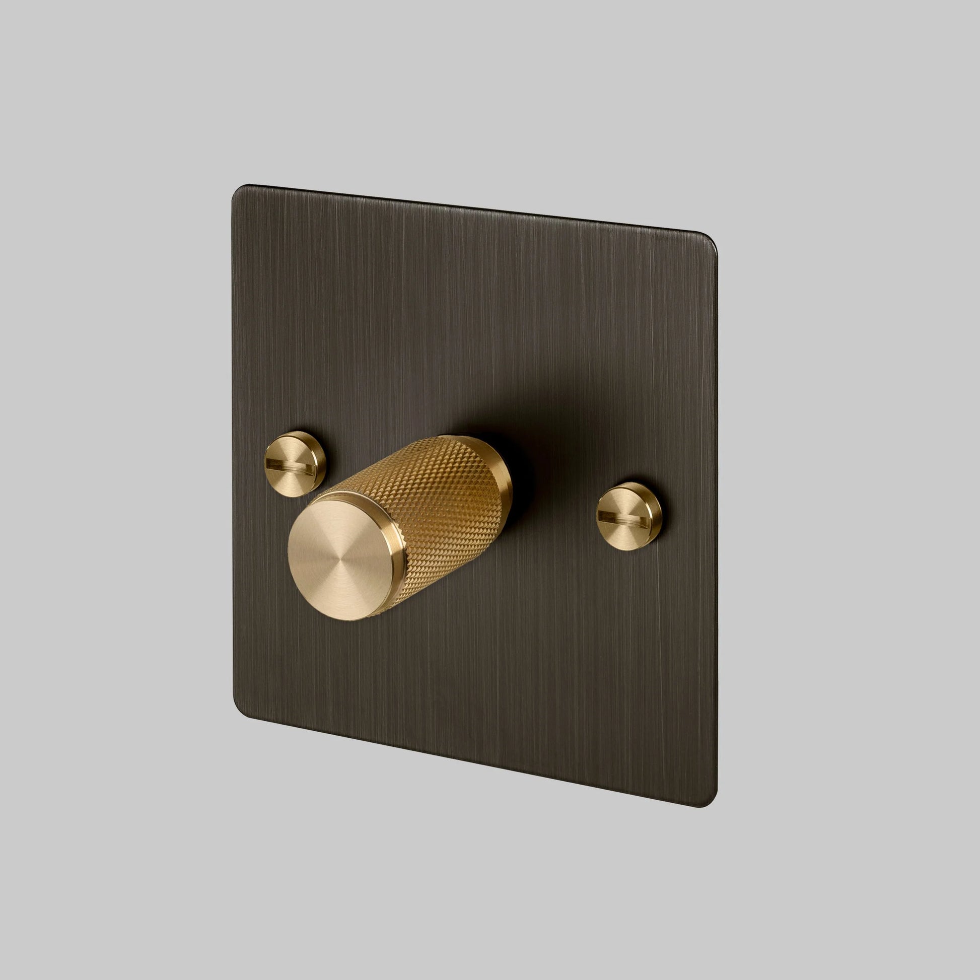 1G Dimmer/ 120W/ Smoked Bronze , Brass
