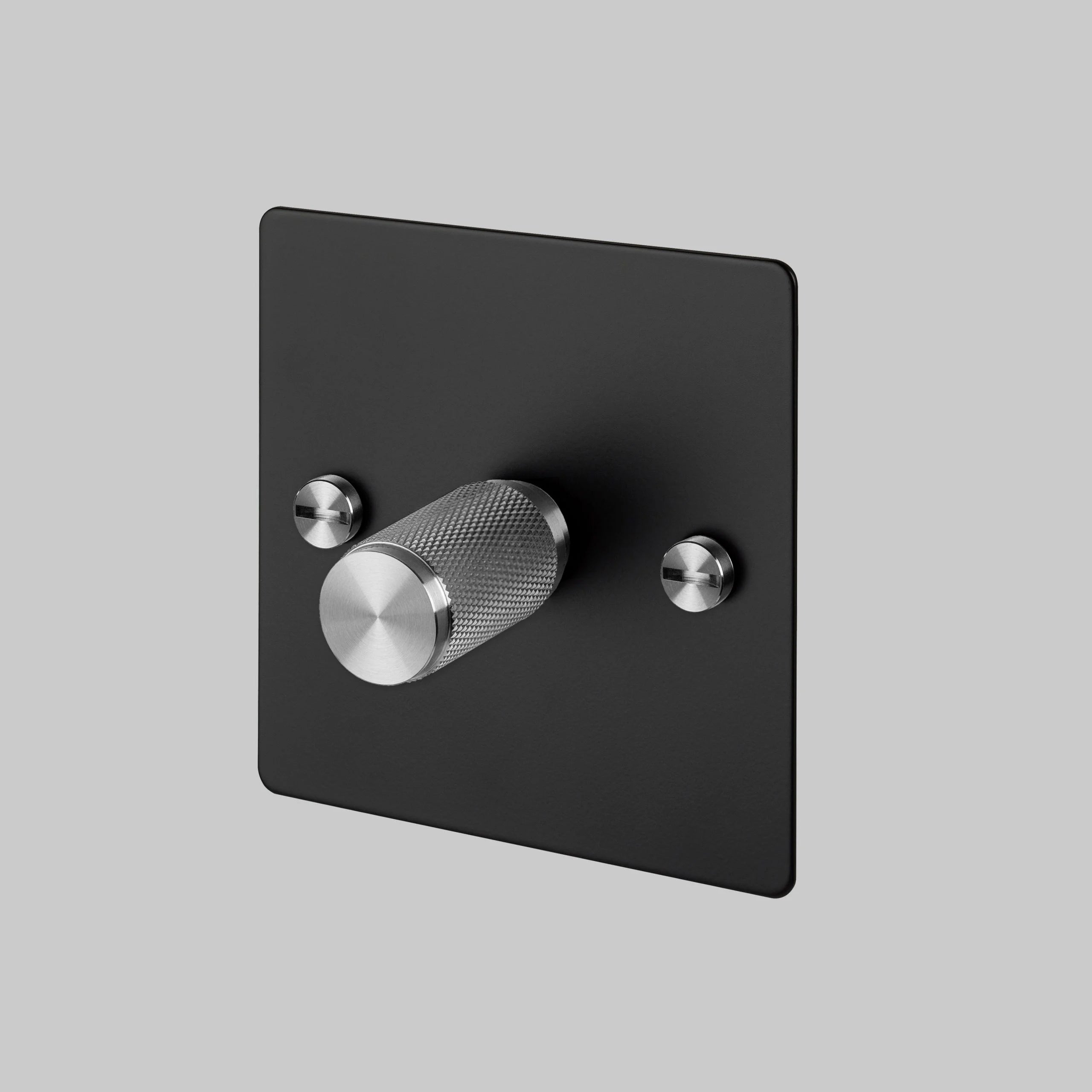 1G Dimmer/ 120W/ Black, Steel 