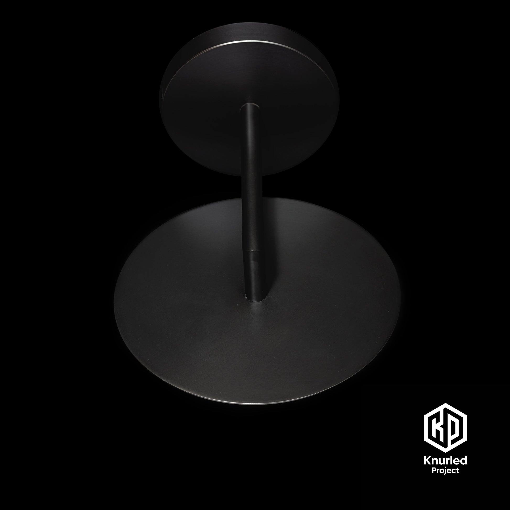 Matte Black Disc Wall Light + Diamond Shade product shot