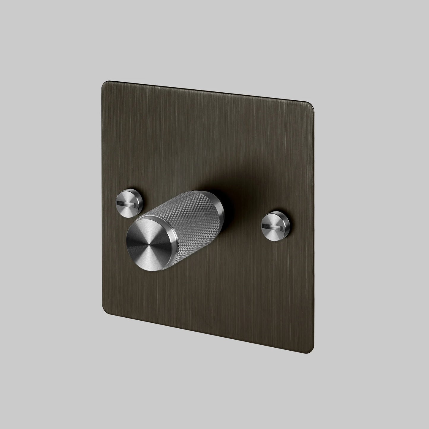 1G Dimmer/ 120W/ Smoked Bronze , Steel