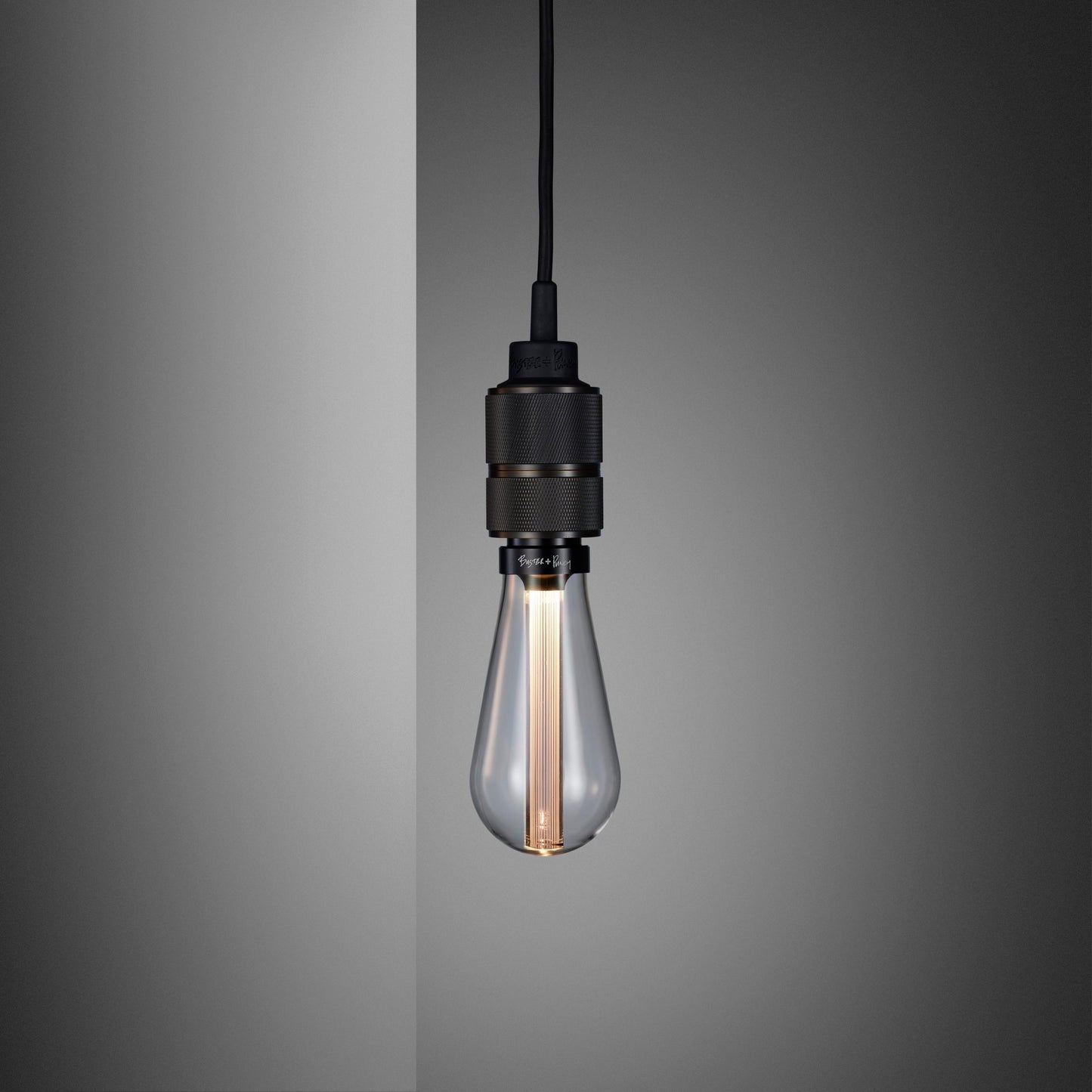 Hooked Wall Light/ Nude/ Graphite smoked bronze clear bulb