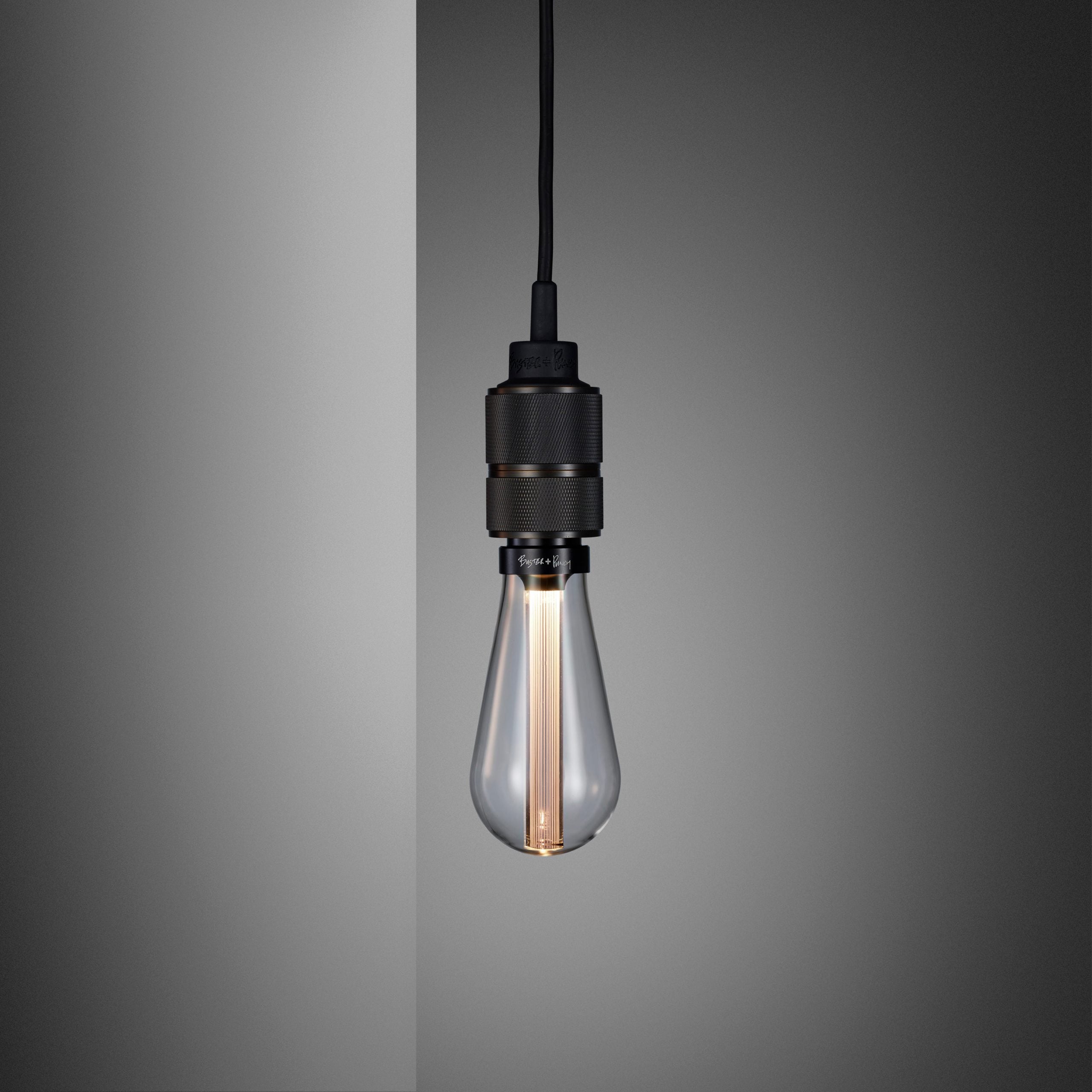 Hooked Wall Light/ Nude/ Graphite smoked bronze clear bulb