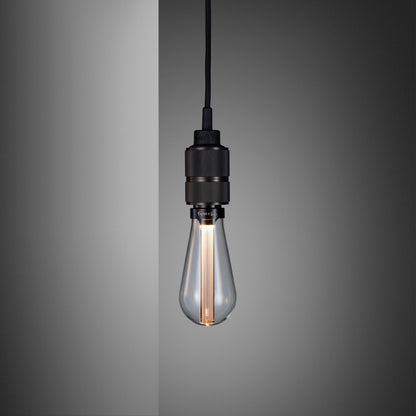Hooked Wall Light/ Nude/ Graphite smoked bronze clear bulb