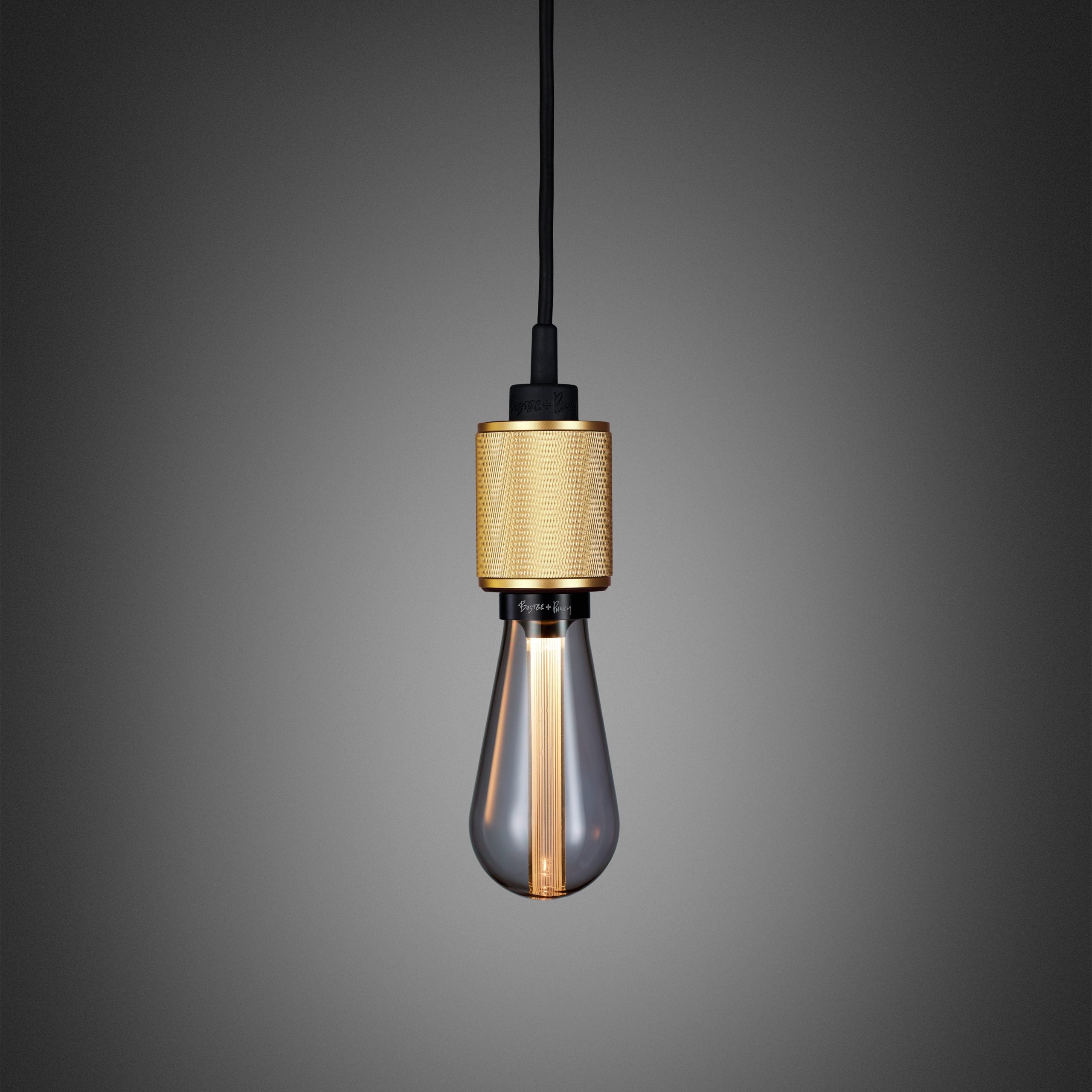 Heavy Metal Pendant light / Cross Brass, front view. 