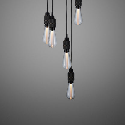 Smoked bronze Hooked 6.0 / Nude Pendant Celling light close up