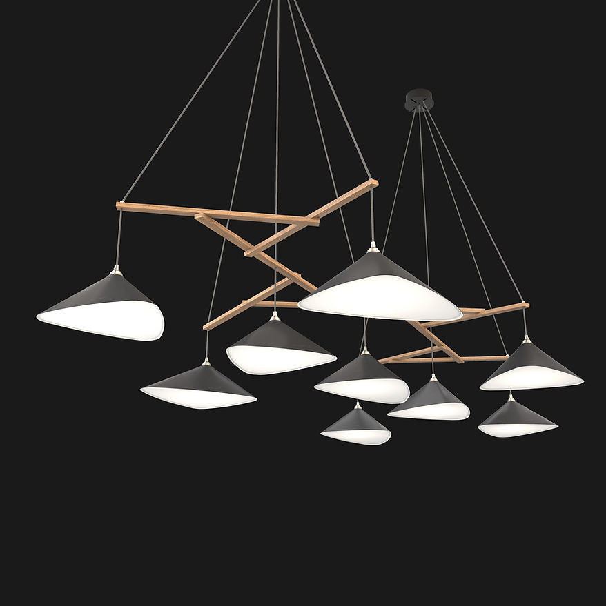 Moss Emily Group of Nine Lamp