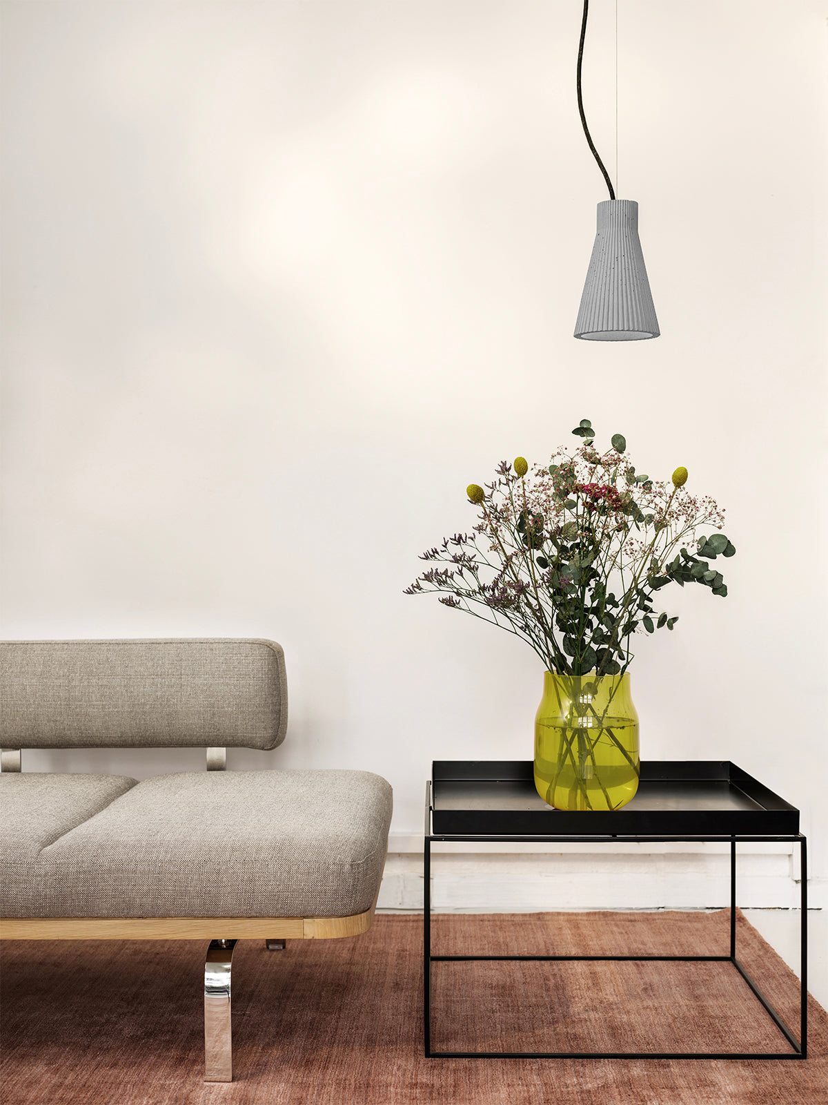 [S1] Hanging Pendant Light Fluted & Colourful still 7