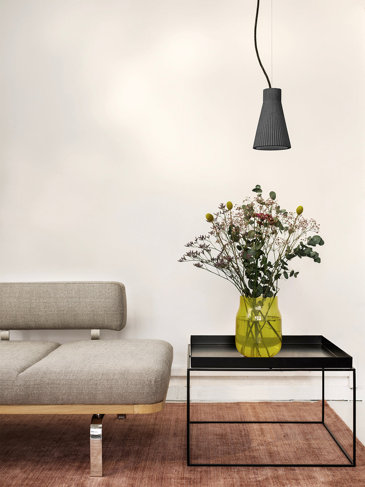 [S1] Hanging Pendant Light Fluted & Colourful still 12