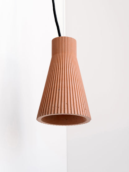[S1] Hanging Pendant Light Fluted & Colourful still 15