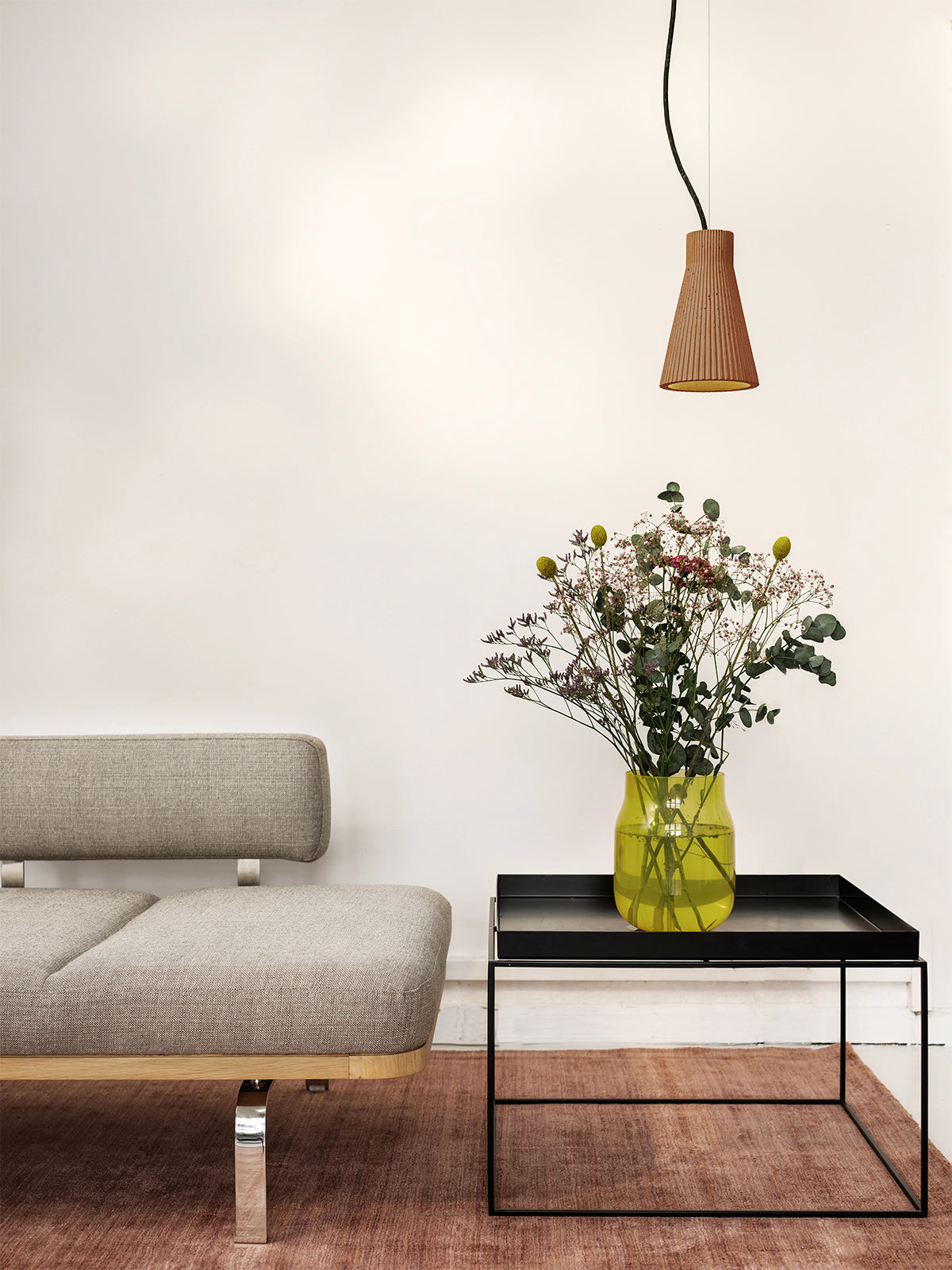 [S1] Hanging Pendant Light Fluted & Colourful still 16