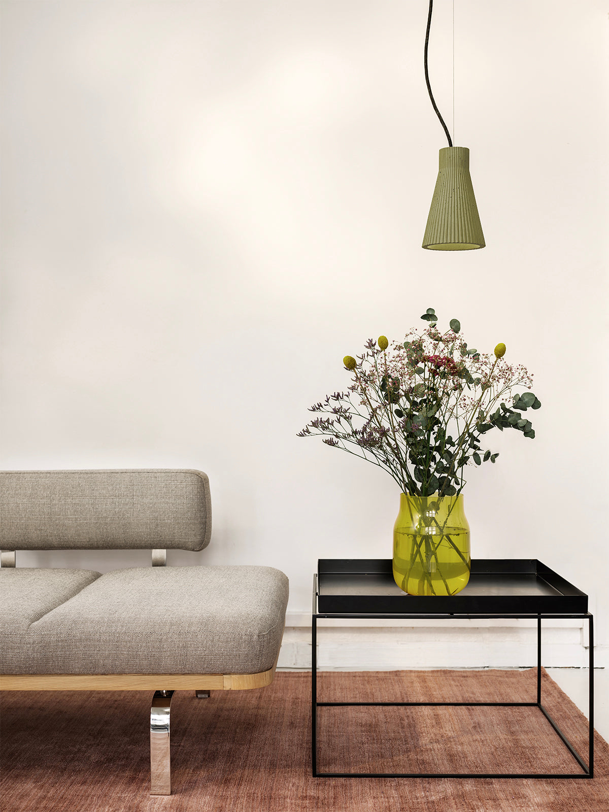 [S1] Hanging Pendant Light Fluted & Colourful still 26