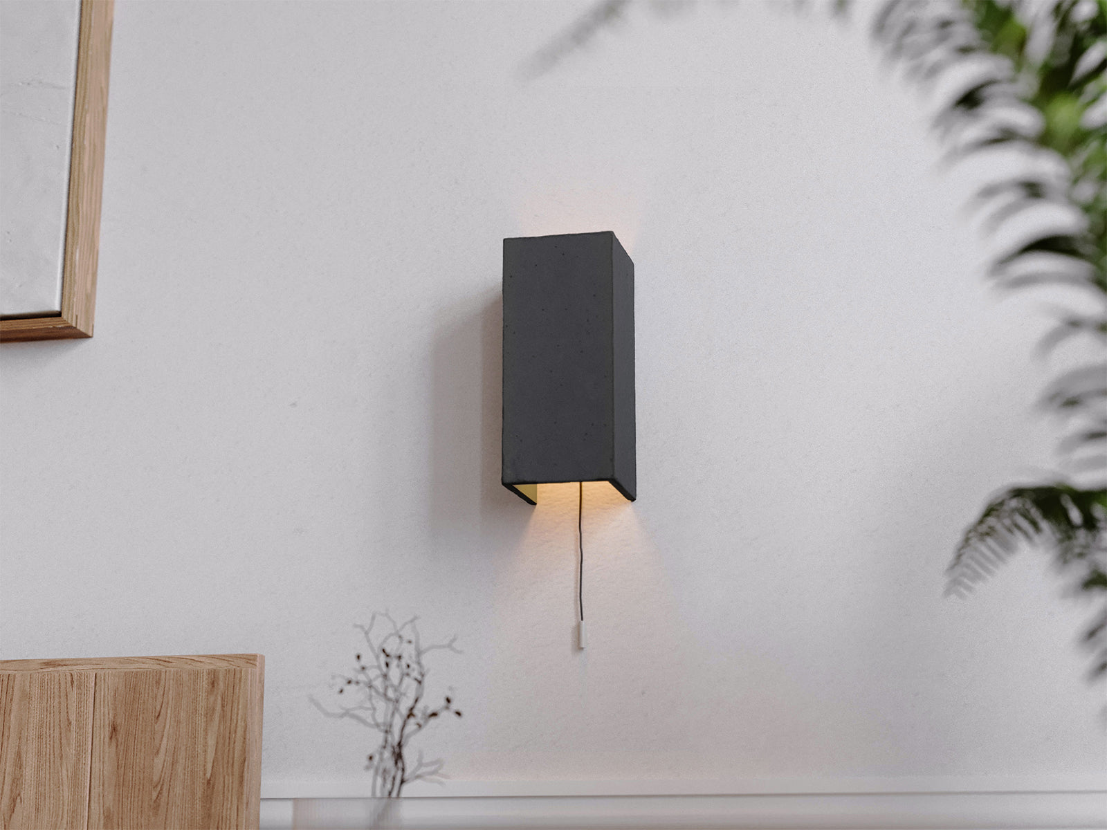 [B8] Dark Wall Light Rectangular still 8