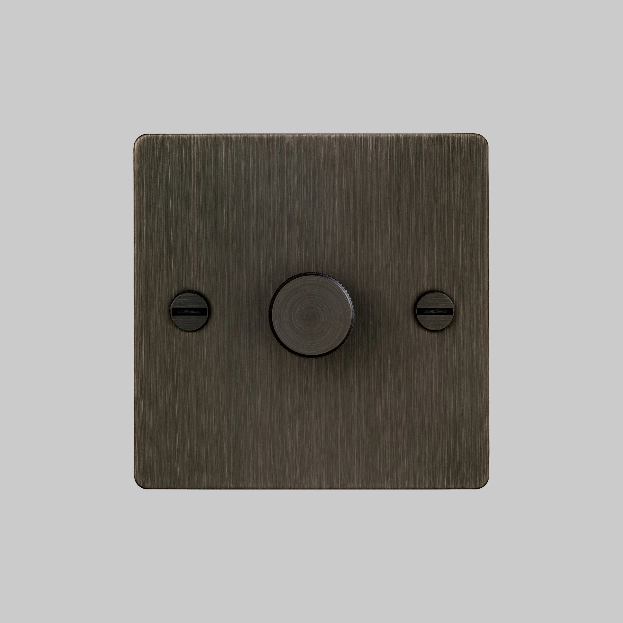 1G Dimmer/ 120W/ Smoked Bronze , Smoked Bronze Front view 