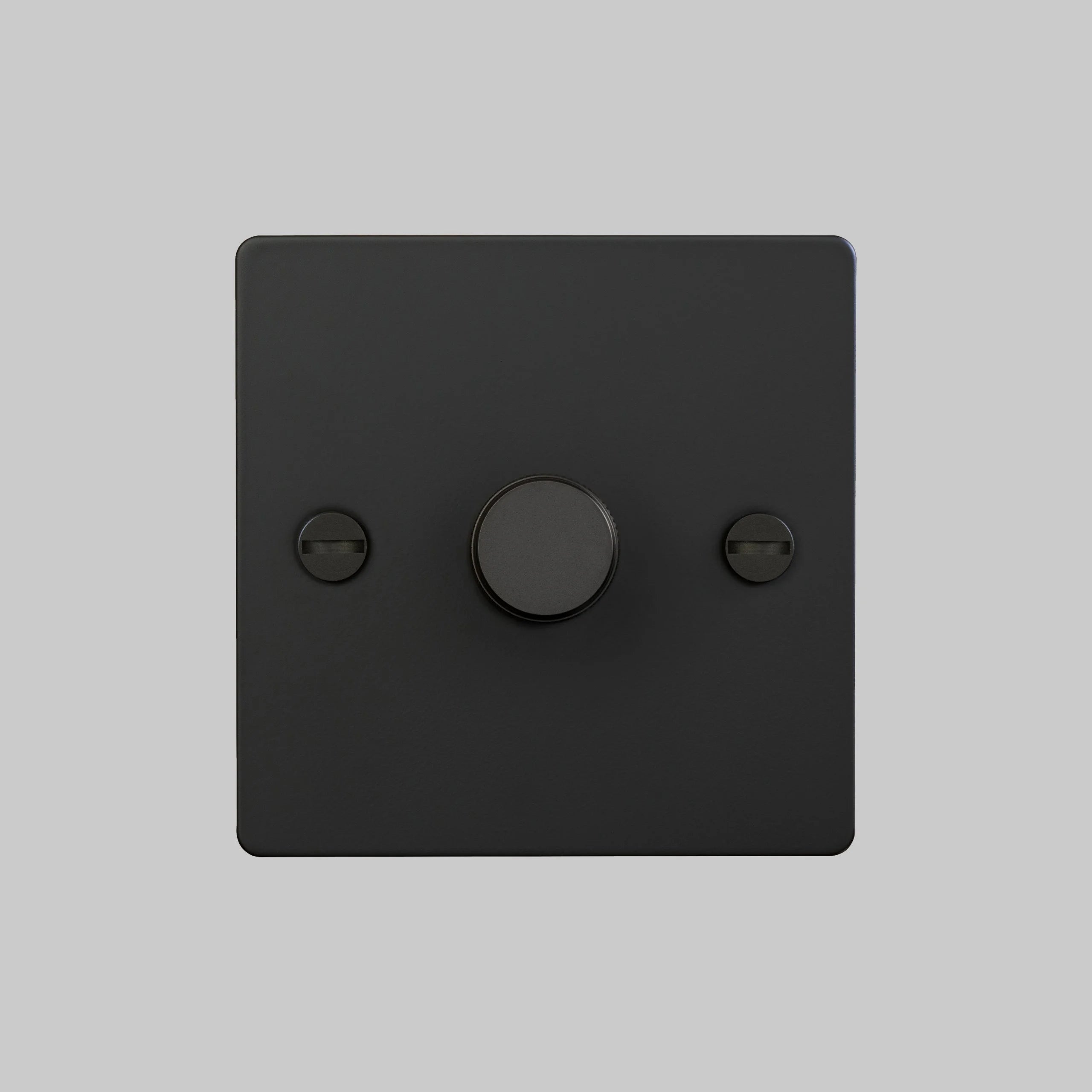 1G Dimmer/ 120W/ Black, Black Front view 