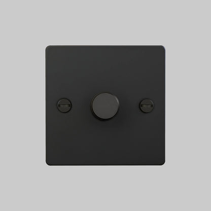 1G Dimmer/ 120W/ Black, Black Front view 
