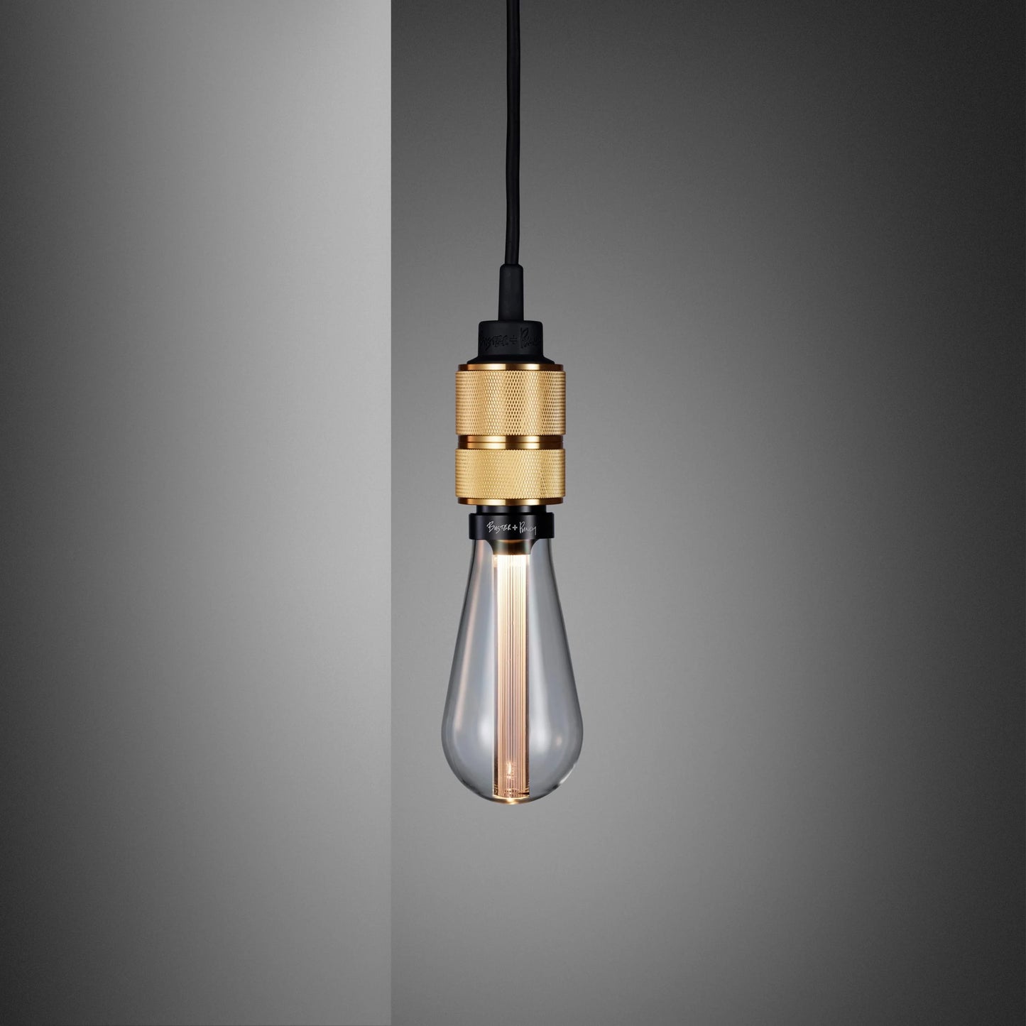 Hooked Wall Light/ Nude/ Graphite Bronze clear bulb