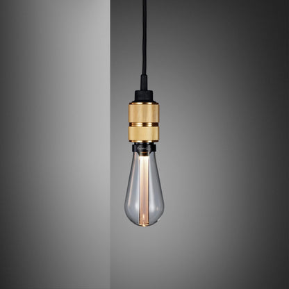Hooked Wall Light/ Nude/ Graphite Bronze clear bulb