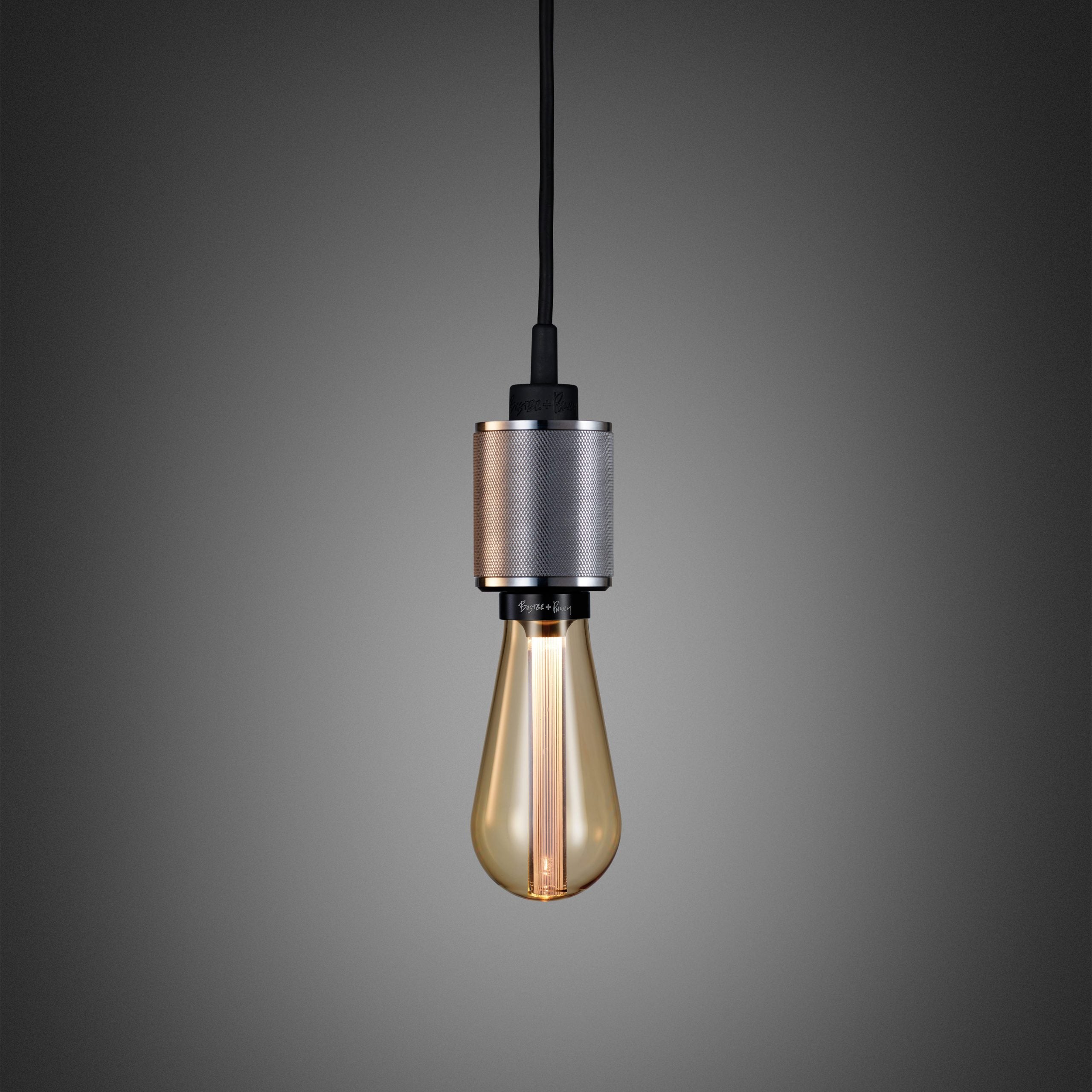 Heavy Metal Pendant light / Cross steel, front view.