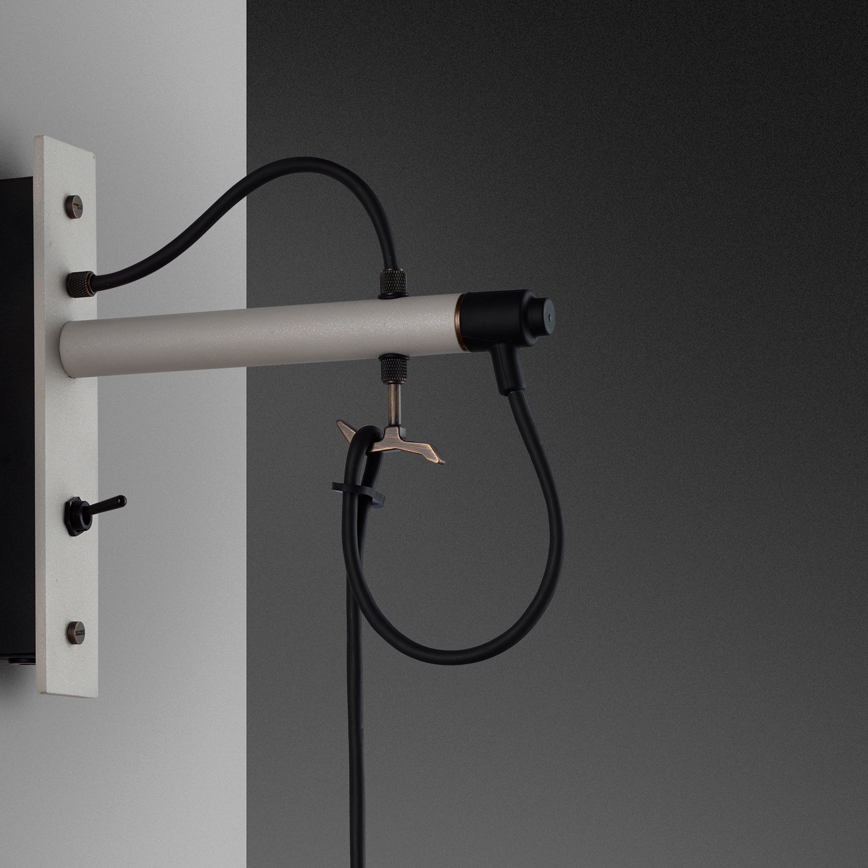 Hooked Wall/ Large/ Stone Smoked Bronze wall mount 