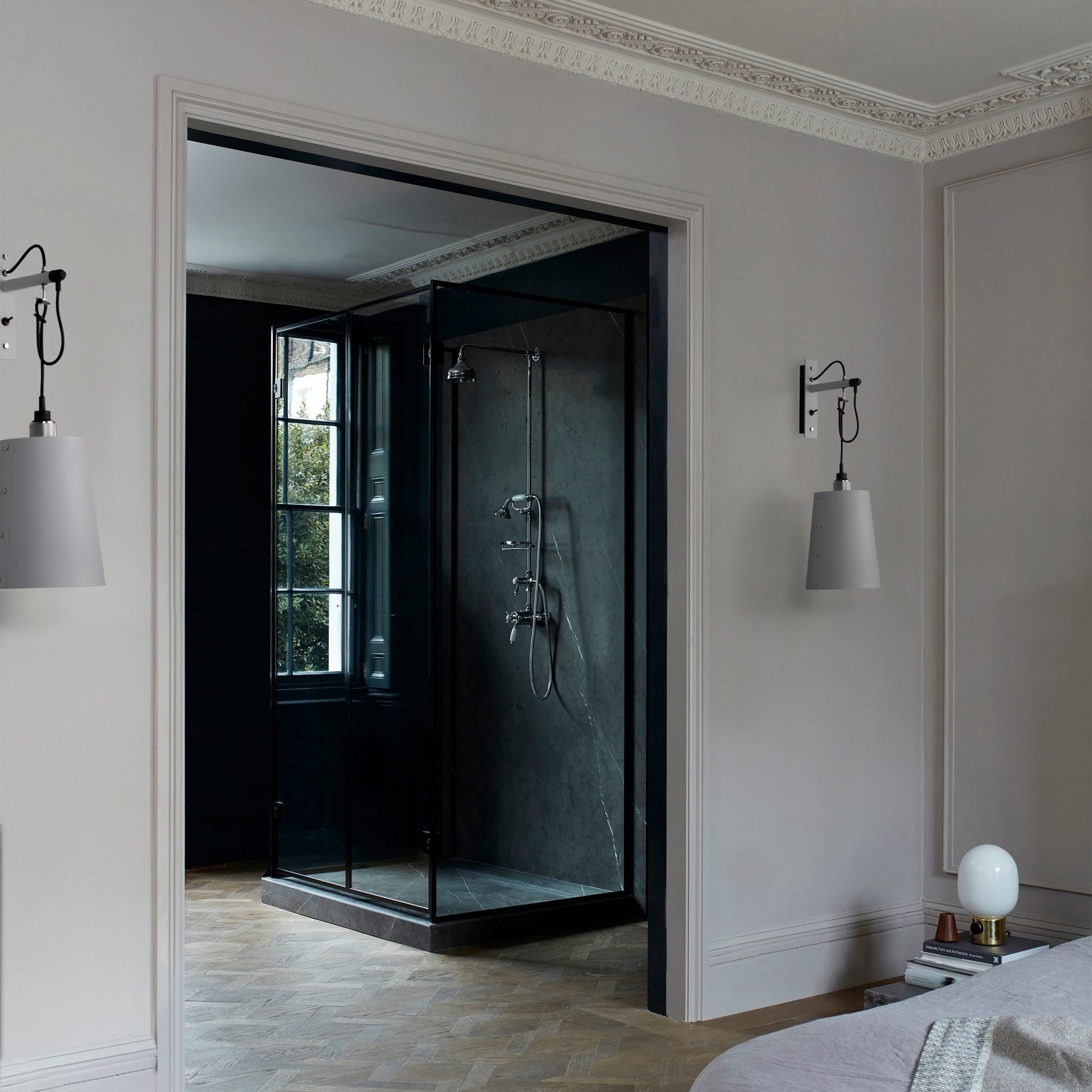 Hooked Wall/ Large/ Stone Steel lifestyle image 