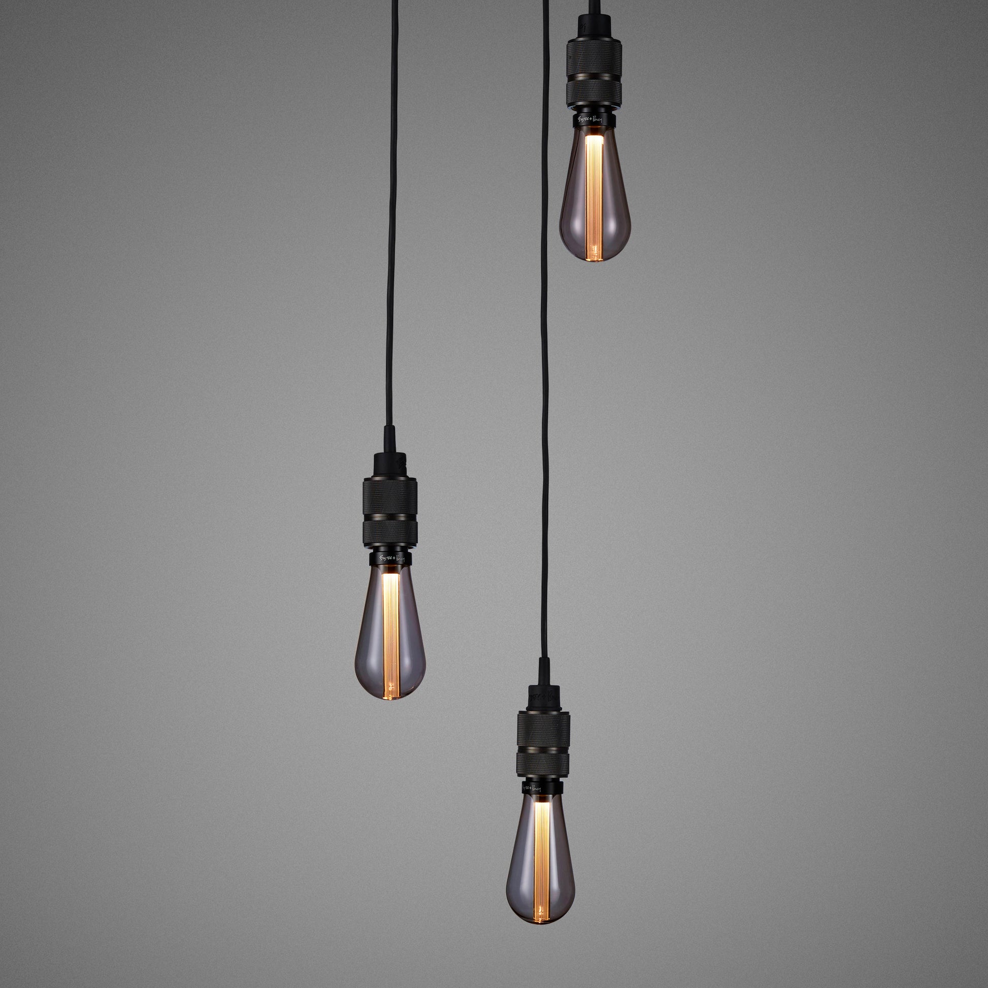 Smoked bronze Hooked 3.0 / Nude Pendant Celling light smoked bronze bulbs