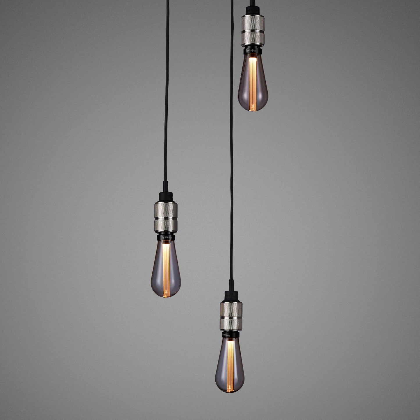 Steel Hooked 3.0 / Nude Pendant Celling light smoked bronze bulbs