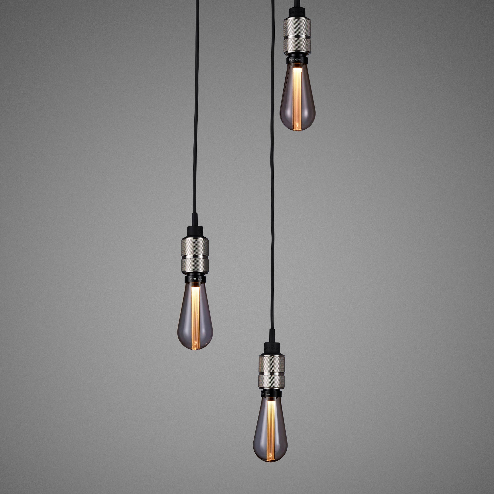 Steel Hooked 3.0 / Nude Pendant Celling light smoked bronze bulbs