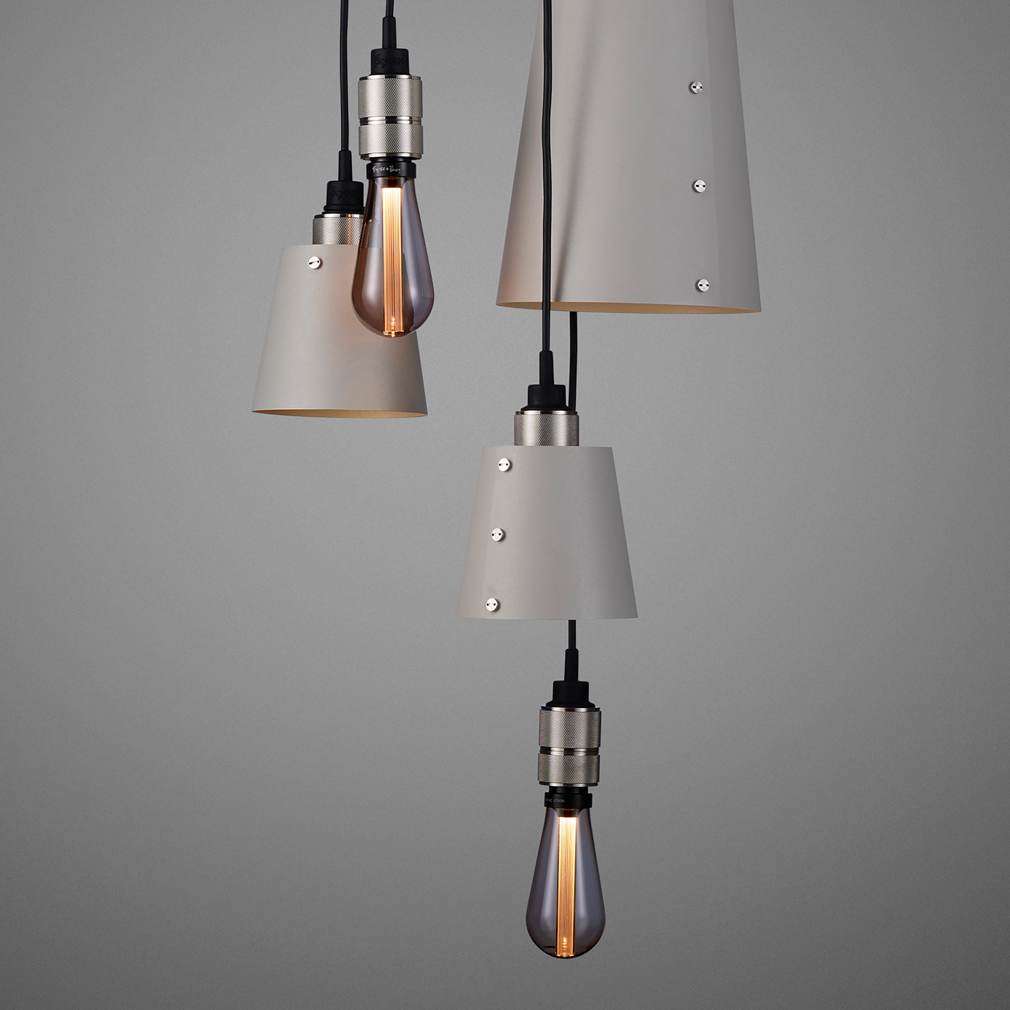Steel Hooked 6.0 Mix / Stone Pendant Celling light smoked bronze bulbs 