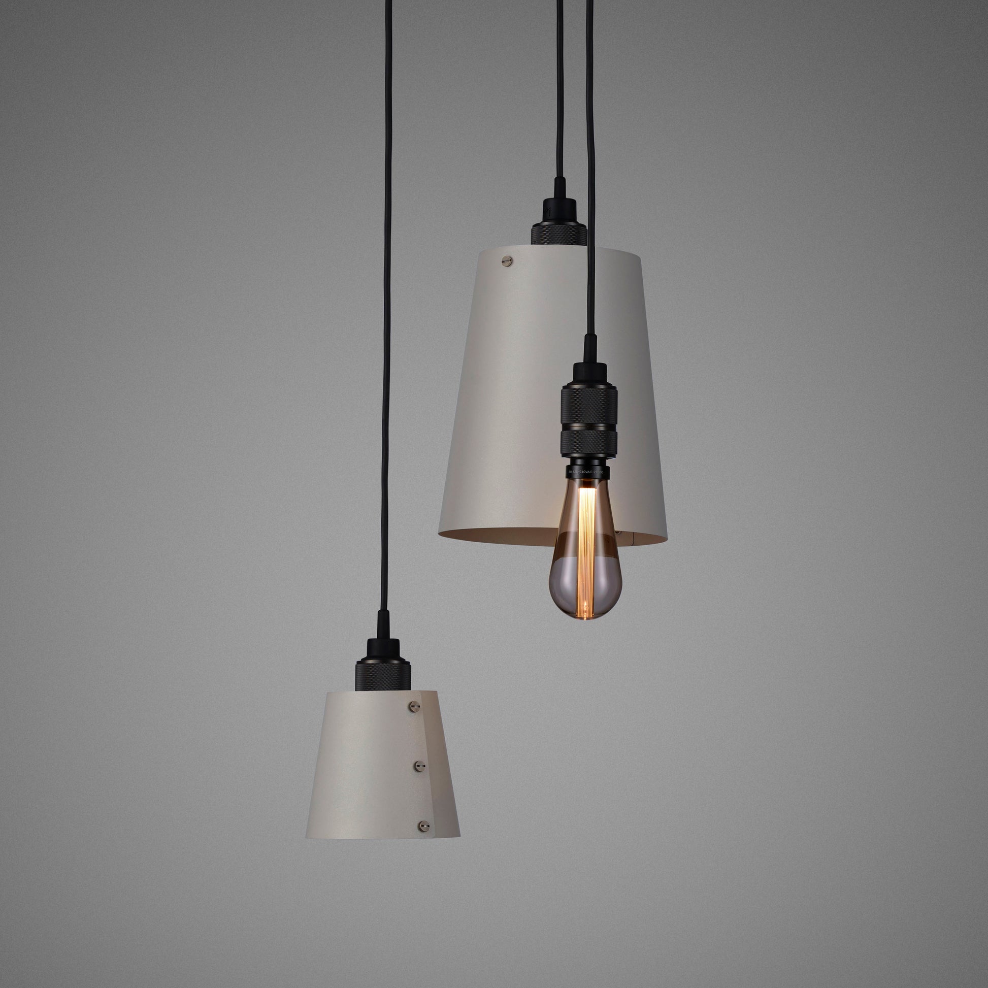 Smoked Bronze Hooked 3.0 Mix / Stone Pendant Celling light smoked bronze bulb 