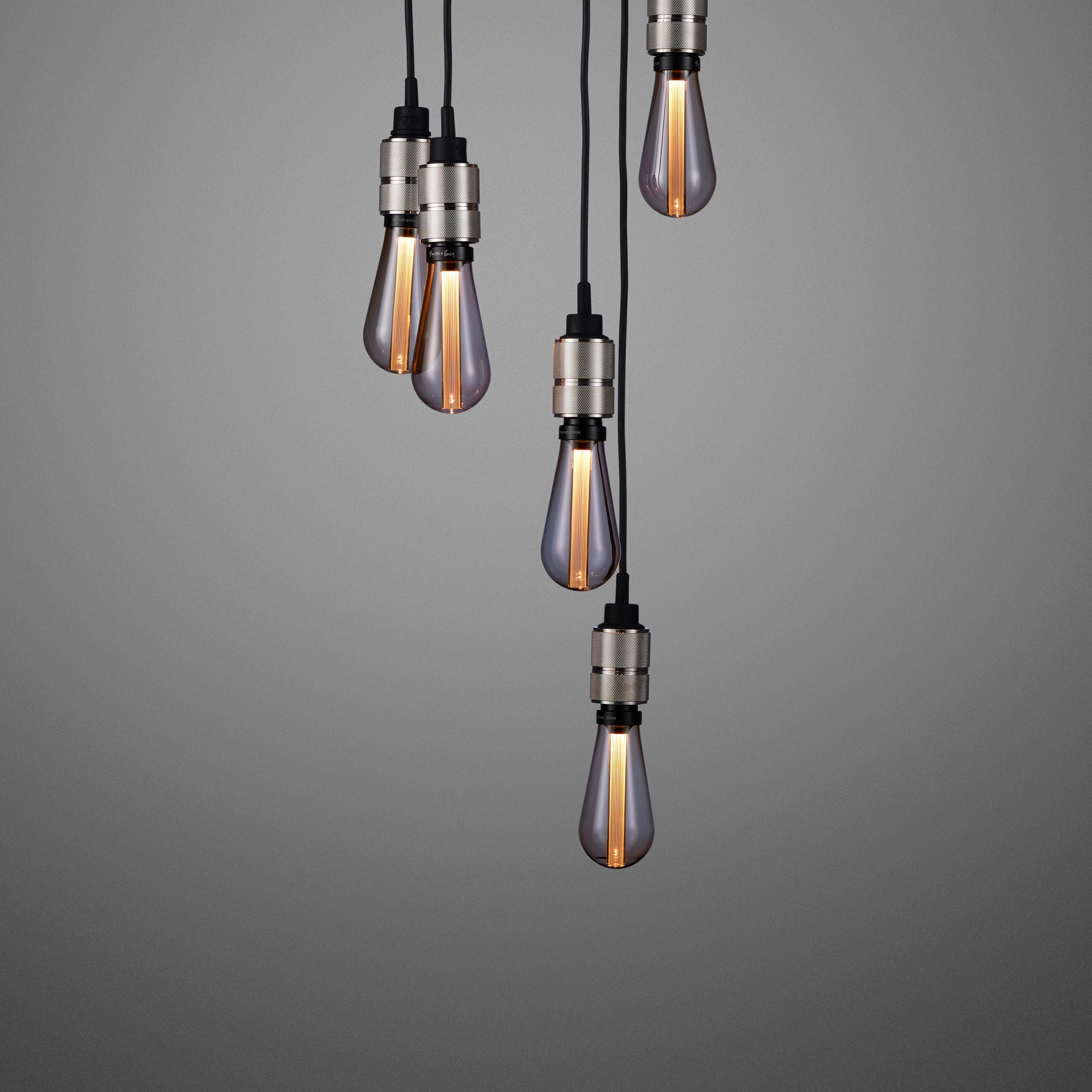 Steel Hooked 6.0 / Nude Pendant Celling light smoked bronze bulbs