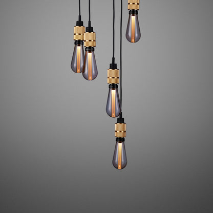 Brass Hooked 6.0 / Nude Pendant Celling light smoked bronze bulbs
