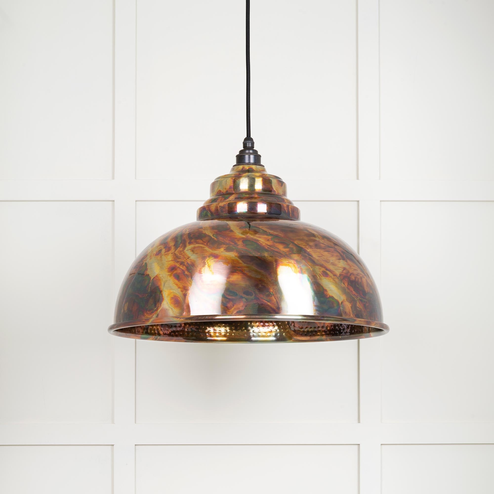 Burnished Harborne Pendant Light , Front Side.