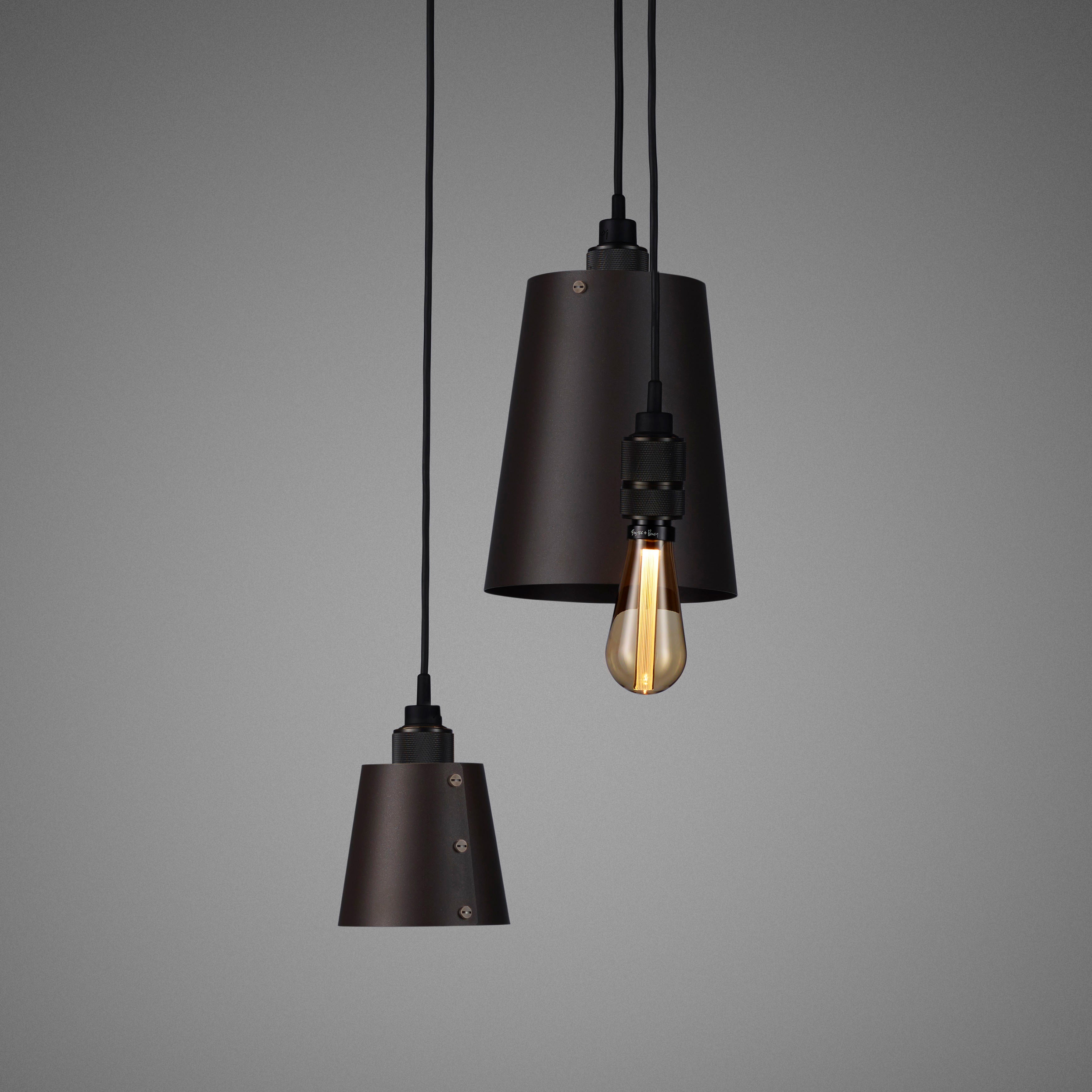 Smoked bronze Hooked 3.0 Mix / Graphite Pendant Celling light gold tinted bulb