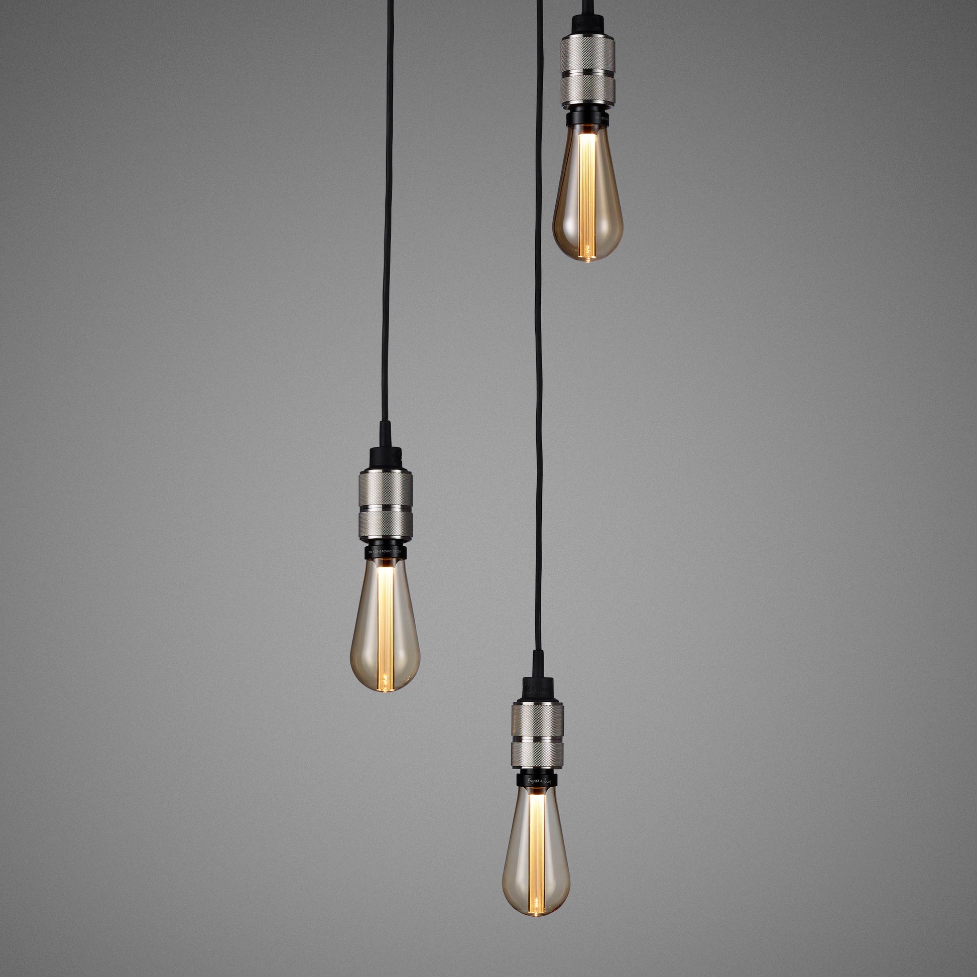 Steel Hooked 3.0 / Nude Pendant Celling light gold tinge bulbs