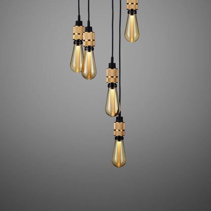 Brass Hooked 6.0 / Nude Pendant Celling light gold tinted bulbs