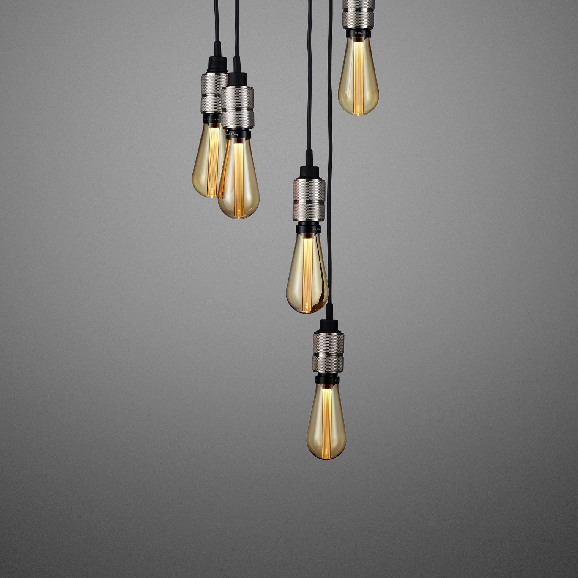 Steel Hooked 6.0 / Nude Pendant Celling light gold tinted bulbs