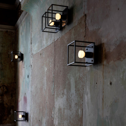 Caged Wall/ Small black marble group lifestyle image 