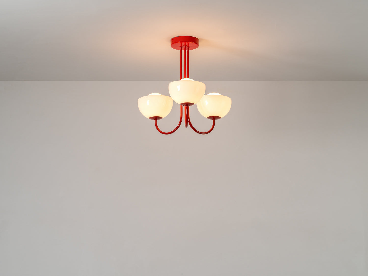 3 Light Dome Ceiling Light