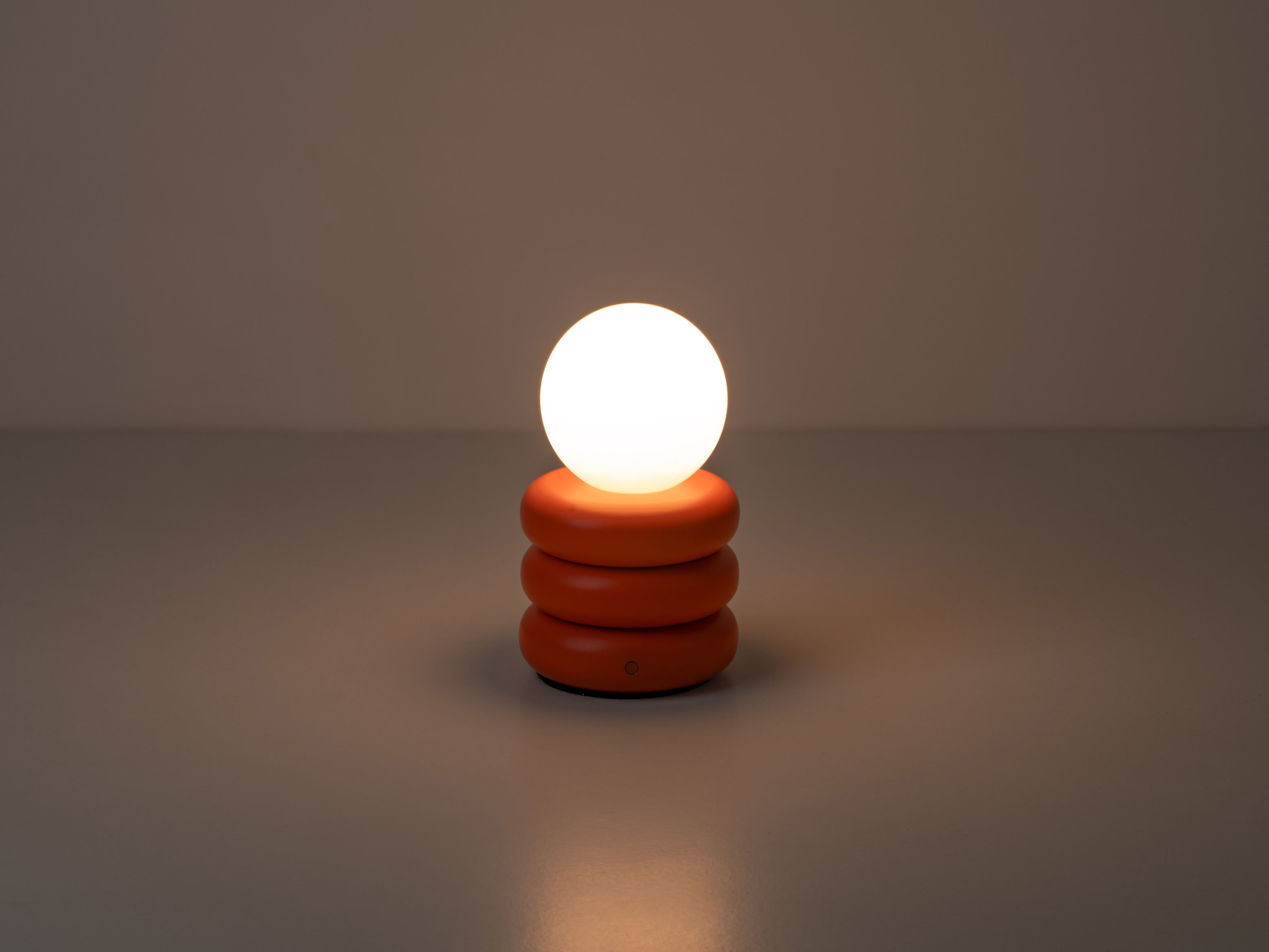 Peel Orange Rechargeable Table Lamp, product shot