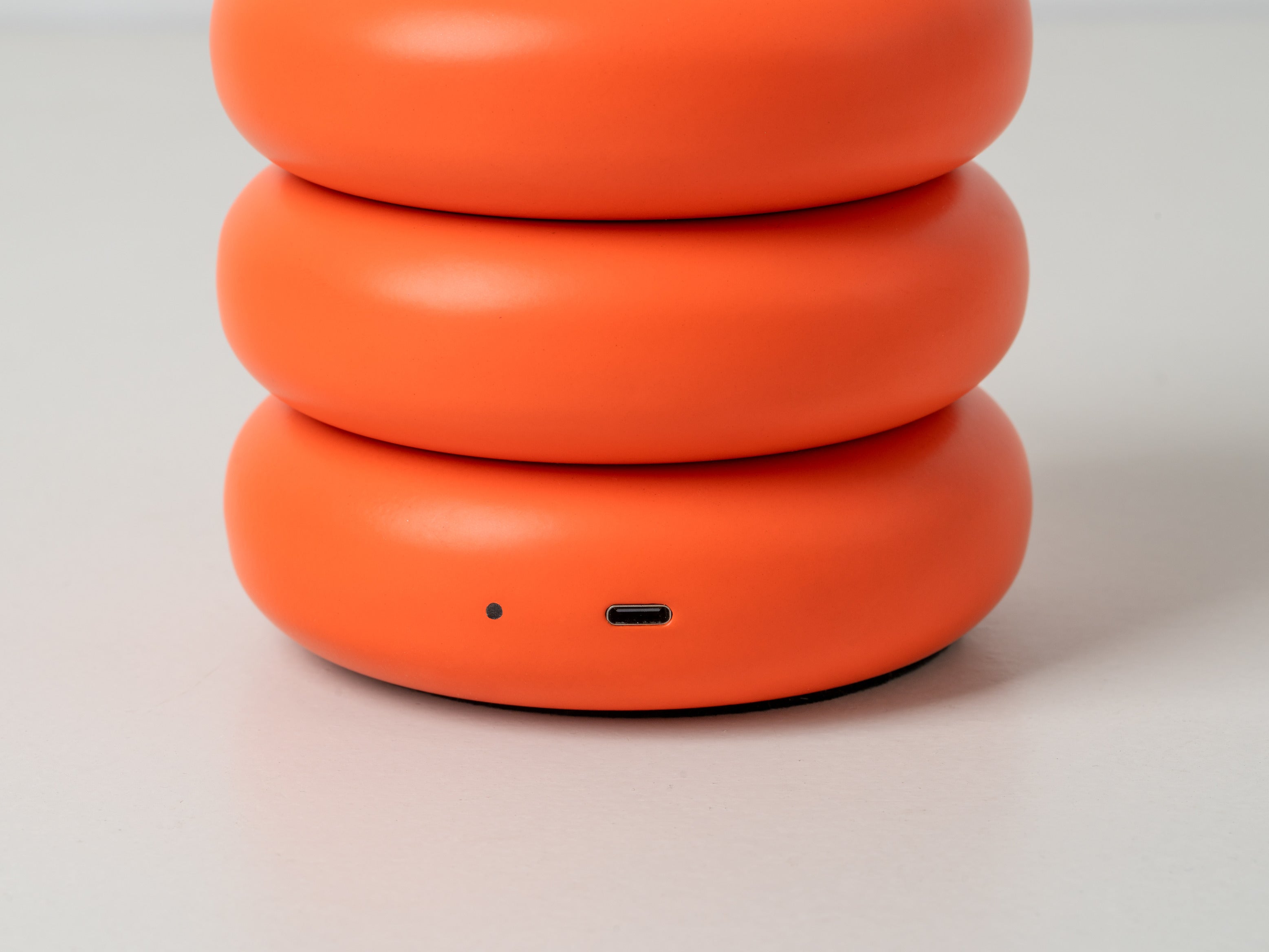 Peel Orange Rechargeable Table Lamp, product shot