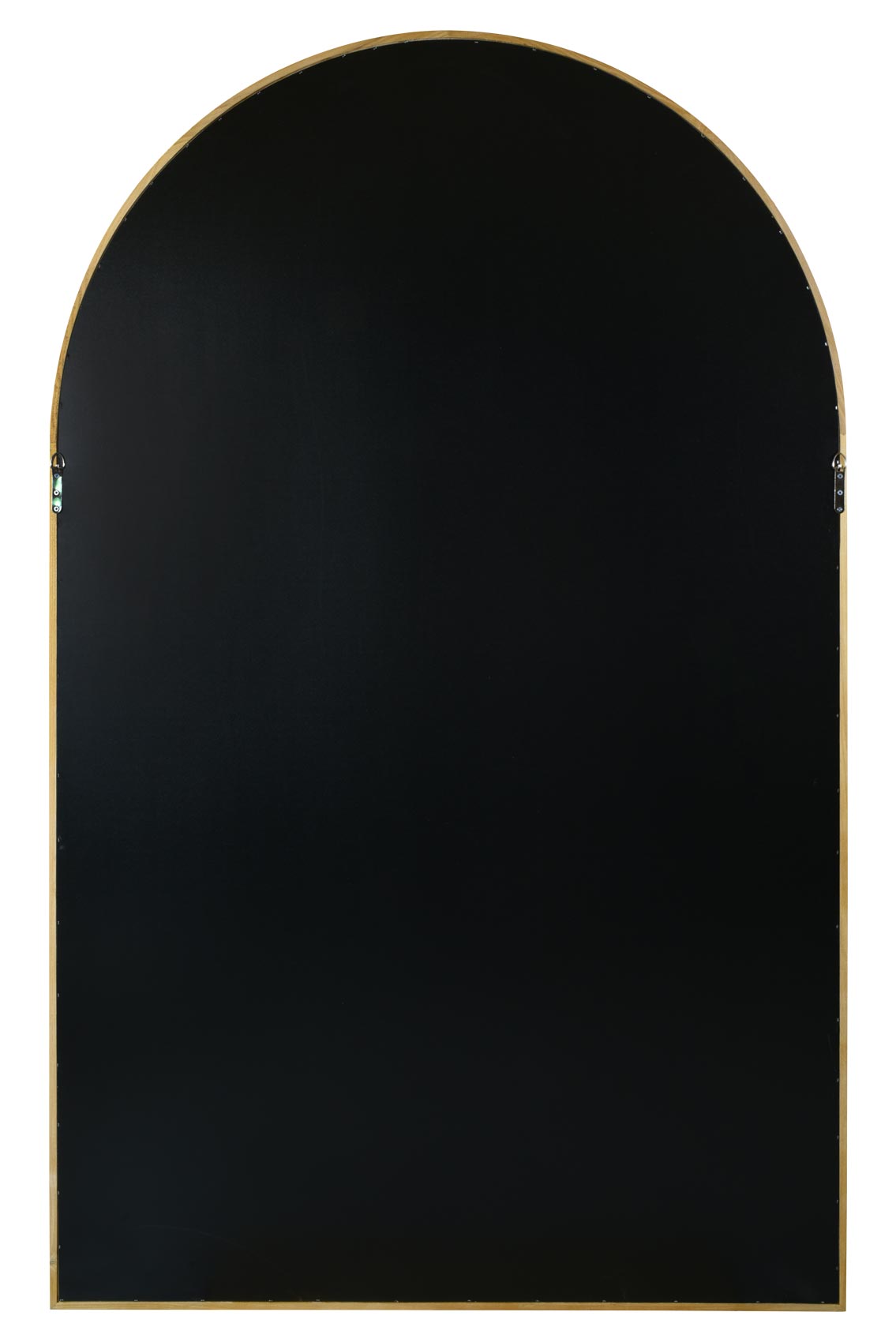 The Scandinavian Elegance - 75" X 47" (190CM X 120CM) Solid Oak Arched Leaner/Walled Mirror-4