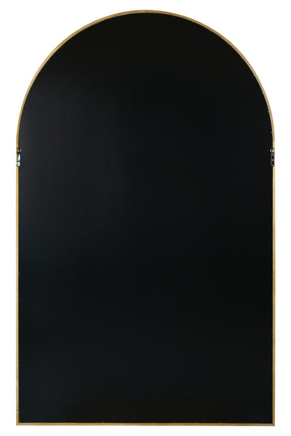 The Scandinavian Elegance - 75" X 47" (190CM X 120CM) Solid Oak Arched Leaner/Walled Mirror-4