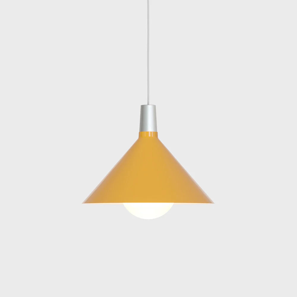 Bower Pendant Medium with Sphere IV Yellow still 1