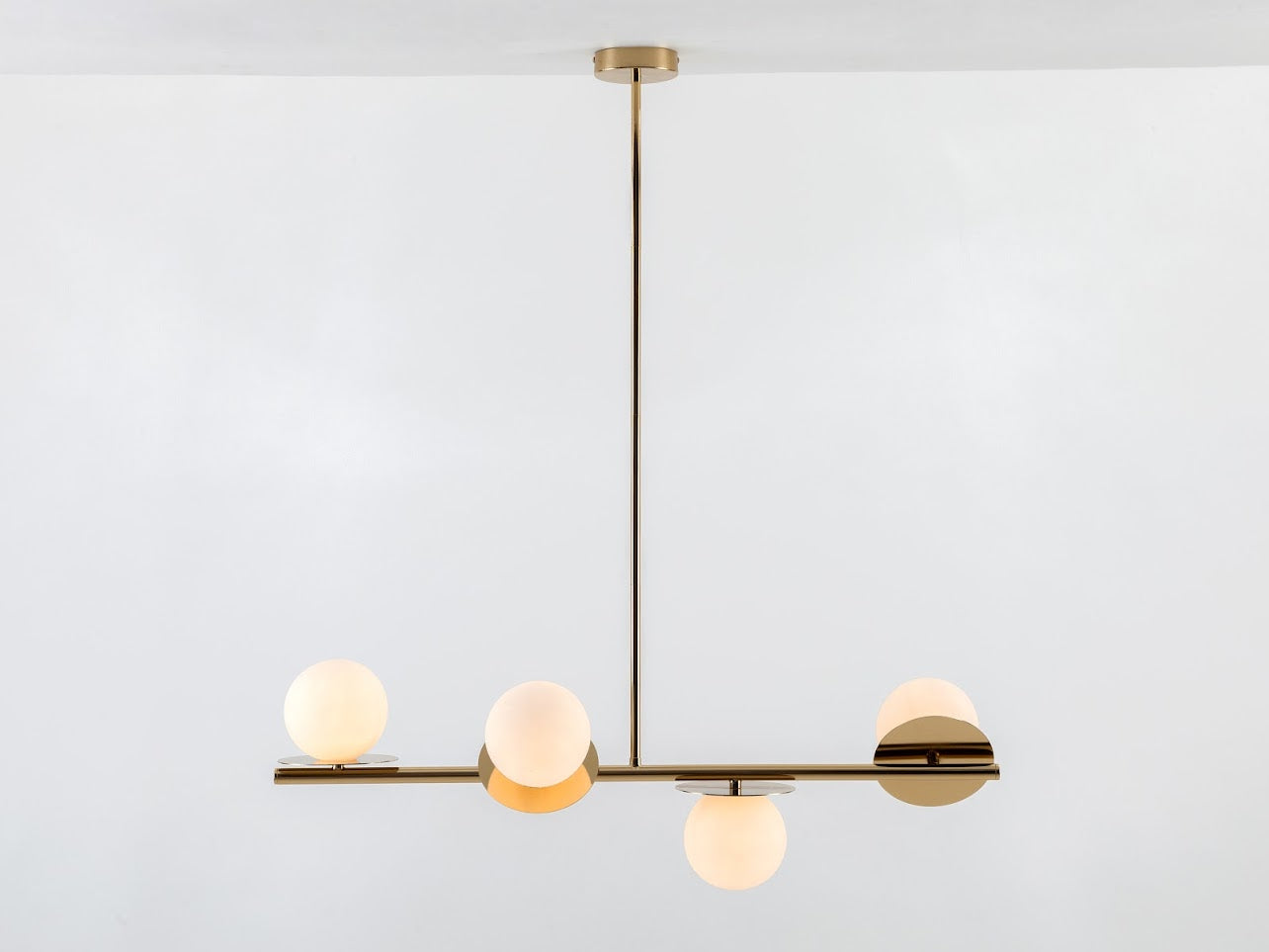 Opal Disk Ceiling Light